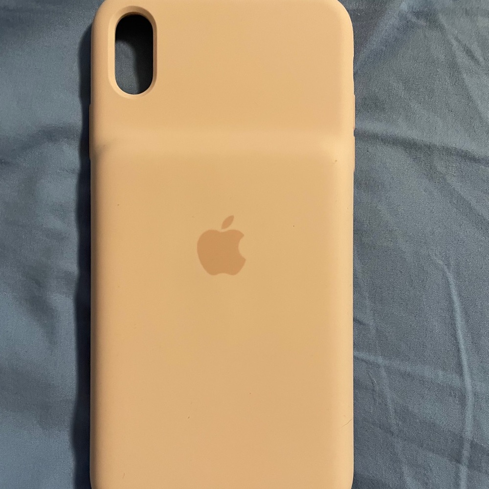 Light pink battery case for iPhone